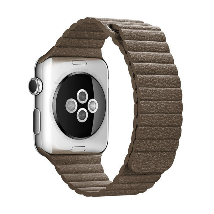 PU Leather Apple Watch 38mm Band with Magnetic Closure