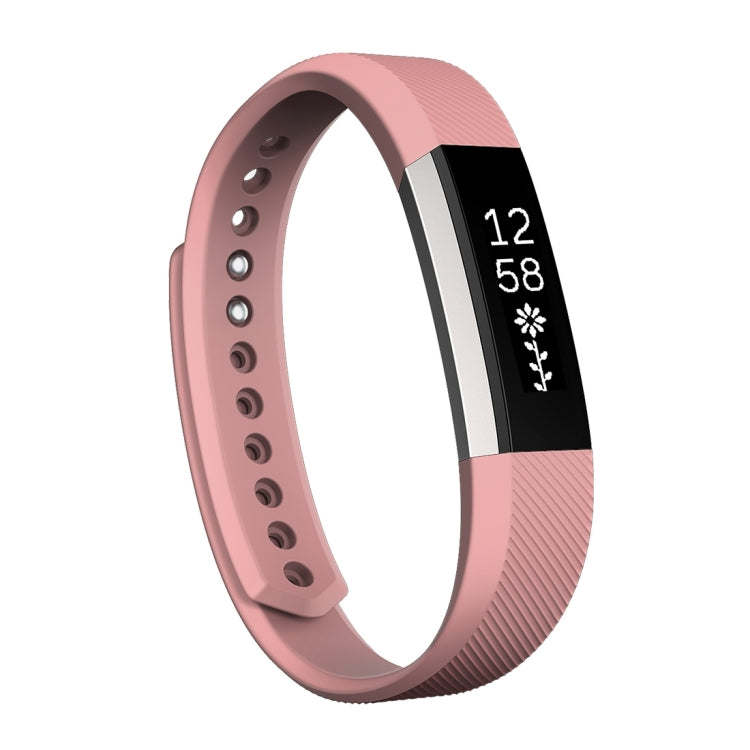 Per cinturino in silicone con struttura obliqua per Fitbit Alta Watch, misura grande, lunghezza: circa 22 cm