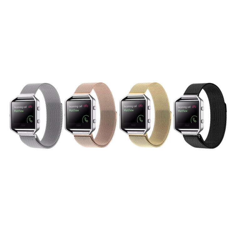 Per Fitbit Blaze Watch Loop Chiusura magnetica Chiusura cinturino in acciaio inossidabile