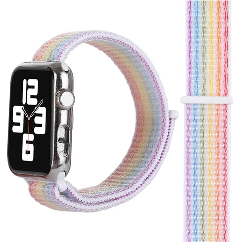 Cinturino in nylon Magic Paste per Apple Watch serie 3, 2 e 1 38 mm, For Series 3 & 2 & 1 38mm