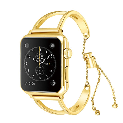 Cinturino per orologio in metallo con cinturino a forma di lettera V con fibbia in acciaio inossidabile per Apple Watch serie 8 e 7 41 mm / SE 2 e 6 e SE e 5 e 4 40 mm / 3 e 2 e 1 38 mm, 7 41mm / 6&SE&5&4 40mm / 3&2&1 38mm