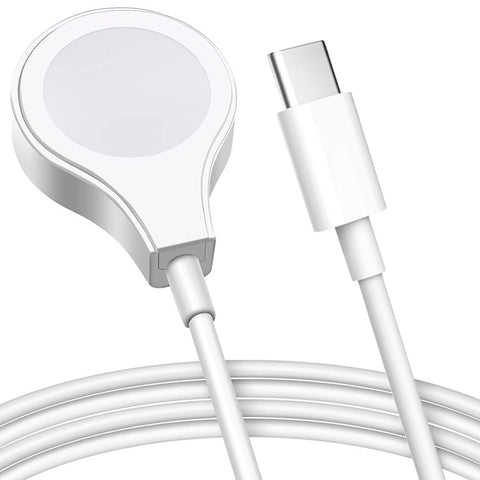 Cavo di ricarica rapida magnetica wireless al cavo Type-C / USB-C per la serie Apple Watch, Type-C