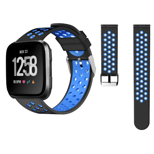 Per Fitbit Versa cinturino in silicone alla moda semplice