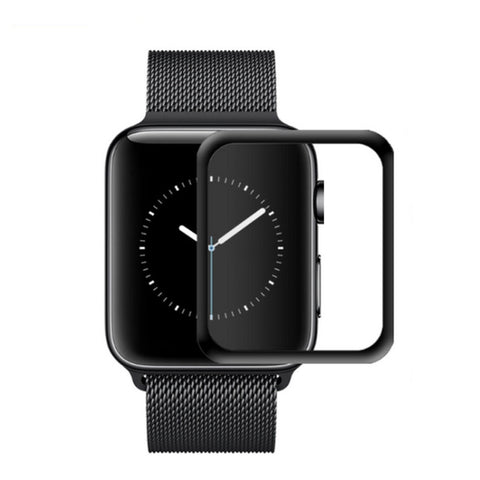 bracelet 0,33 mm 9H Pellicola en verre trempé avec collier complet et bord arrondi 3D pour Apple Watch Series 4 44 mm, Apple Watch Series 4 44 mm