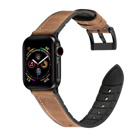 Cinturino in TPU con texture Crazy Horse per Apple Watch serie 3, 2 e 1 da 42 mm, 42mm