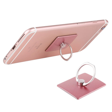 Porta cellulare multifunzione con fibbia ad anello, Pink, White, Tyrant gold