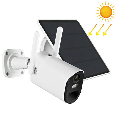 Télécaméra WiFi T20 1080P Full HD à énergie solaire, prise en charge du mouvement, vision nocturne, audio bidirectionnel, fiche TF, WiFi