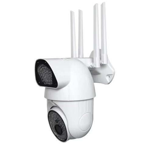 Caméra de surveillance QX37 1080P WiFi avec haute définition Caméra dôme extérieure, prise en charge de la vision nocturne et du mouvement bidirectionnel de la voix et du mouvement, QX37