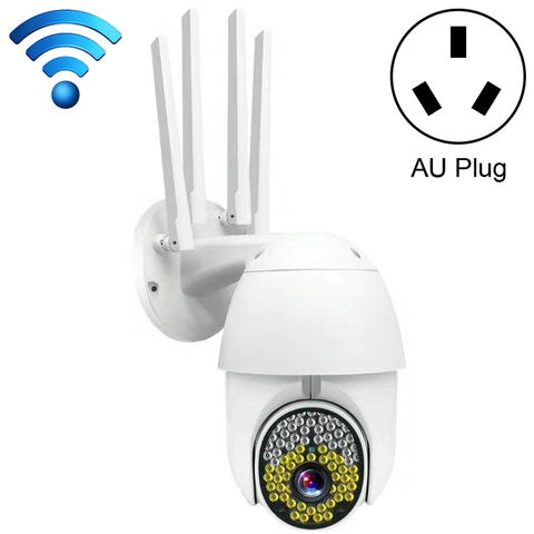 Caméra de surveillance QX38 1080P WiFi avec haute définition Caméra dôme extérieure, prise en charge de la vision nocturne et du mouvement bidirectionnel de la voix et du mouvement, QX38