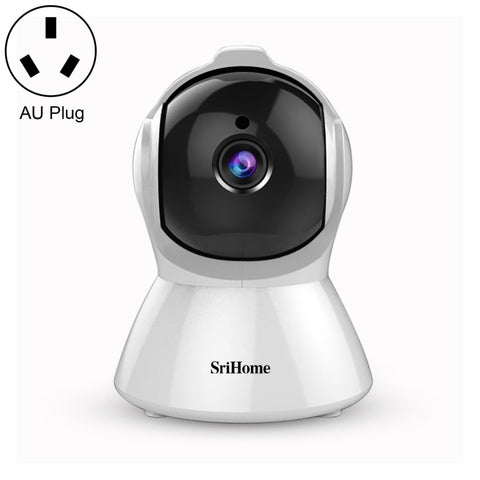 SriHome SH025 Télécaméra IP avec suivi automatique 1080P HD AI de 2,0 millions de pixels, prise en charge audio bidirectionnelle / suivi du mouvement / flux humain / vision nocturne / fiche TF, prise AU, SH025