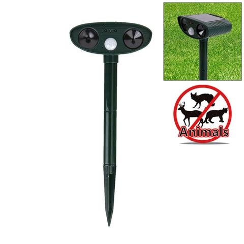 Potente repellente per animali ad ultrasuoni ad energia solare con sensore PIR e sensore di luce, RC-511