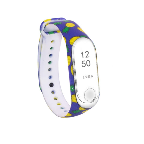 Cinturino per orologio con verniciatura in silicone per Xiaomi Mi Band 3 e 4