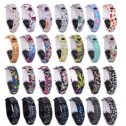 Cinturino per orologio con verniciatura in silicone per Xiaomi Mi Band 3 e 4