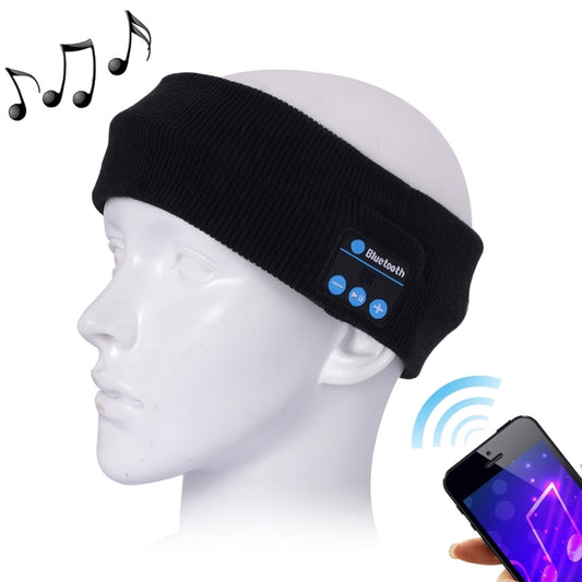 Fascia per capelli Bluetooth con microfono per musica e sport -