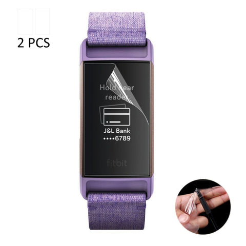 2 pezzi di protezione per schermo in pellicola TPU ENKAY Hat-Prince per Fitbit Charge 3 - Novalix Store