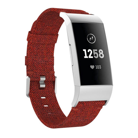 Cinturino in nylon intrecciato per Fitbit Charge 3 Vanvas