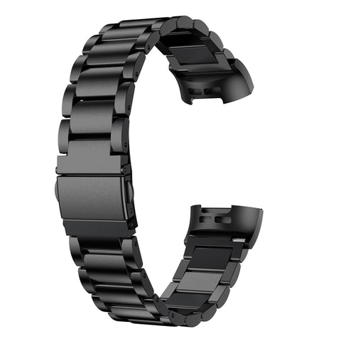 Cinturino in acciaio inossidabile per Fitbit Charge 3 con fibbia a