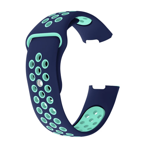 Cinturino in silicone bicolore per Fitbit Charge 3 - Taglia 145-210 mm