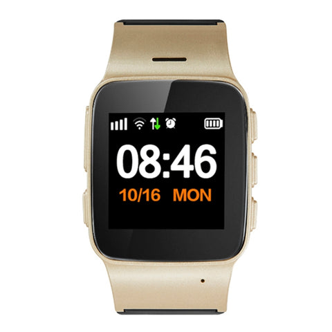 D99+ Smartwatch GPS avec écran LCD HD de 1,22 pouces pour les pouces Imperméable, Support GPS + LBS + Position WiFi / Composition bidirectionnelle / Moniteur vocal / Pronto seccorso con un tasto / Allarme polso staccato / Recinzione di sécurité