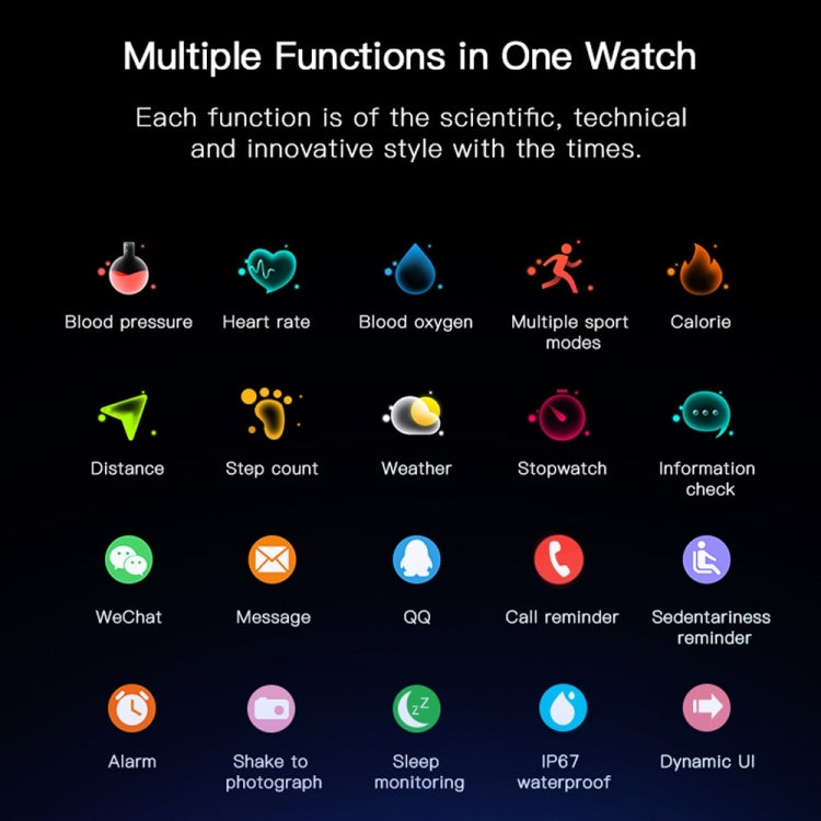 G20 Smart Bracelet with 1.3 Inch TFT Color Screen