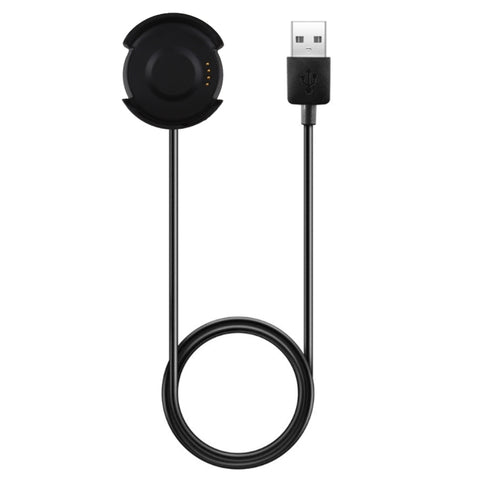 Cavo di ricarica USB per caricabatterie portatile per orologio intelligente da 1 m per Amazfit A1801, For Amazfit A1801 /Black, For Amazfit A1801 /White