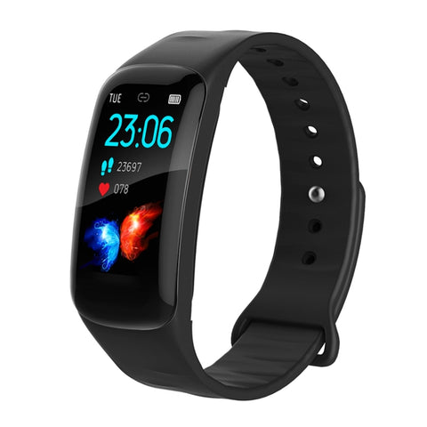 Braccialetto intelligente H29 con schermo a colori IPS da 1,14 pollici IP67 impermeabile, supporto conteggio passi/promemoria chiamate/monitoraggio della frequenza cardiaca/monitoraggio del sonno