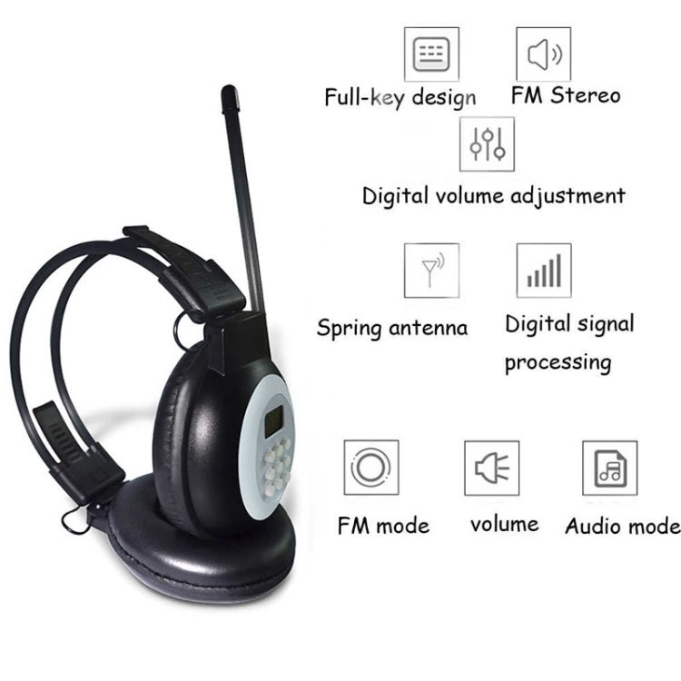 Portable FM Radio Receiver Headset for Clear Sound