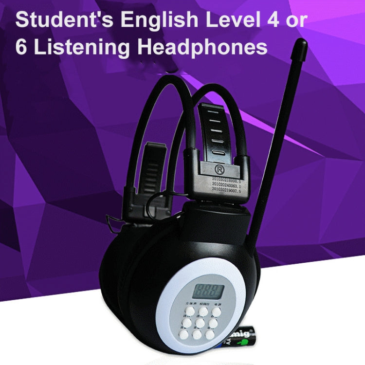 Portable FM Radio Receiver Headset for Clear Sound