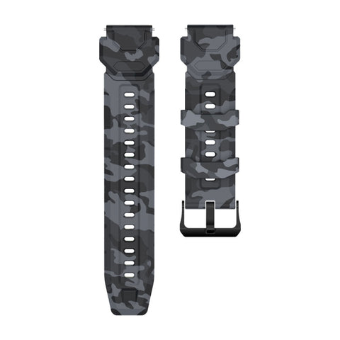 Pour bracelet en silicone KOSPET TANK M1 Pro (CA0832B)., Bracelet de montre camouflage, Bracelet de montre noir