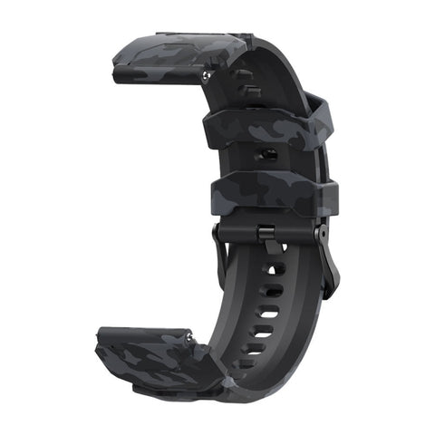 Pour bracelet en silicone KOSPET TANK M1 Pro (CA0832B)., Bracelet de montre camouflage, Bracelet de montre noir
