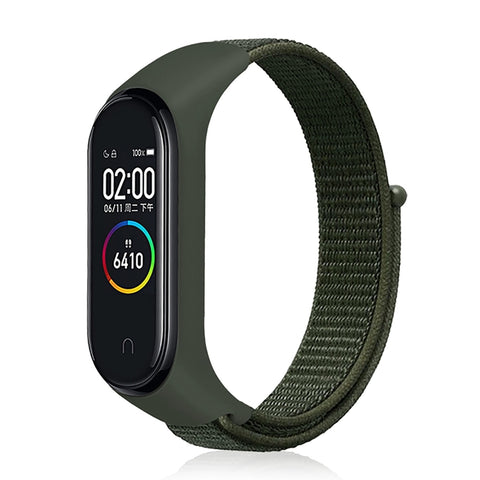 Ceinture pour montre en nylon tessuto Montre intelligente pour Xiaomi Mi Band 3/4
