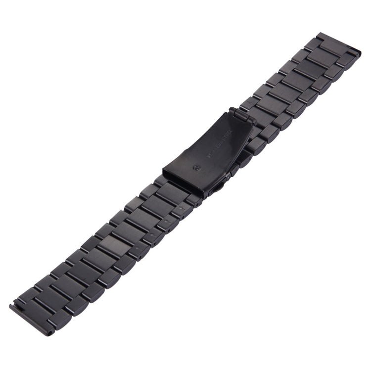 22mm Three Flat Buckle For Samsung Gear S2 Classic Smart Watch Butterfly Buckle 3 Beads Stainless Steel Watchband