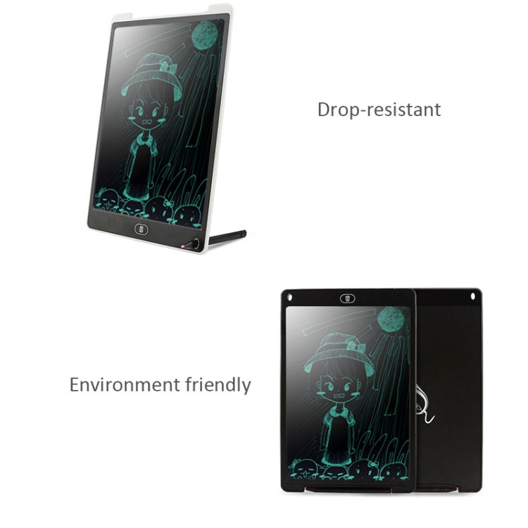 Portable 12 inch LCD Writing Tablet Drawing Graffiti Electronic Handwriting Pad Message Graphics Board Draft Paper with Writing Pen, 12 inch Black      ...