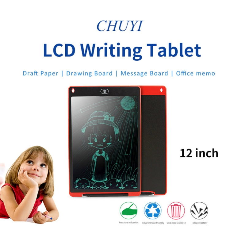 Portable 12 inch LCD Writing Tablet Drawing Graffiti Electronic Handwriting Pad Message Graphics Board Draft Paper with Writing Pen, 12 inch Black      ...