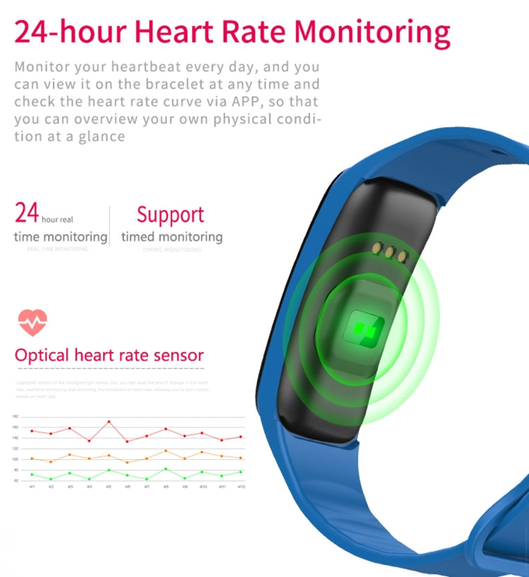 CHIGU C1Plus Fitness Tracker with Heart Rate & Sleep Monitor