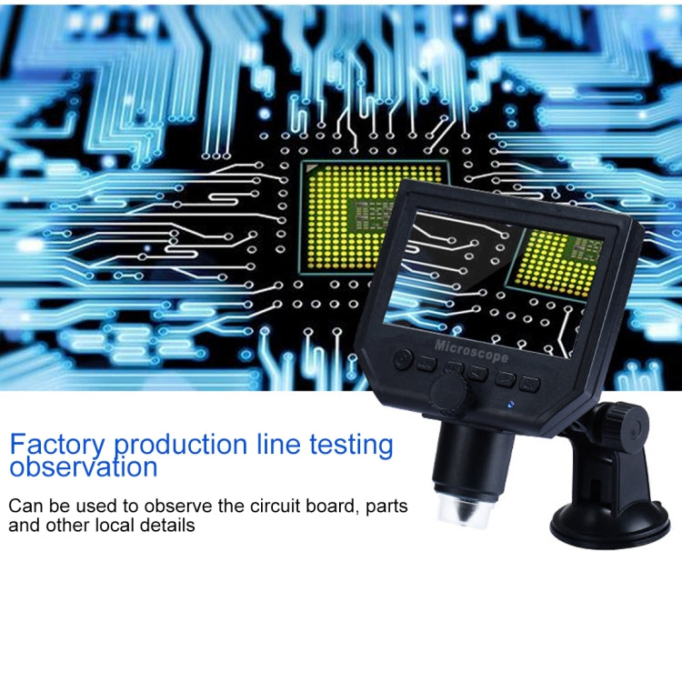Portable Digital Microscope with HD LCD Display and LED