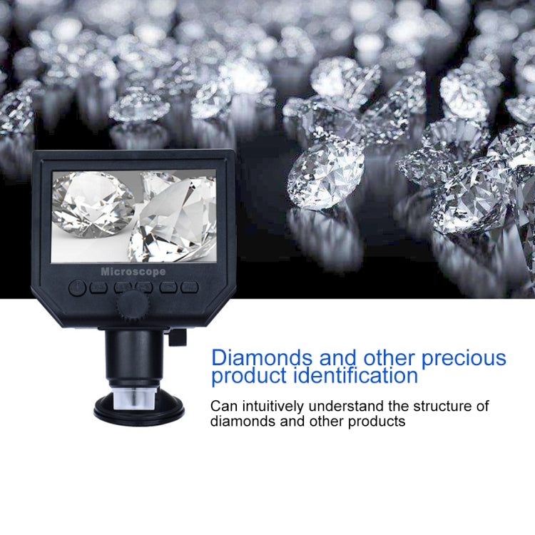 Portable Digital Microscope with HD LCD Display and LED