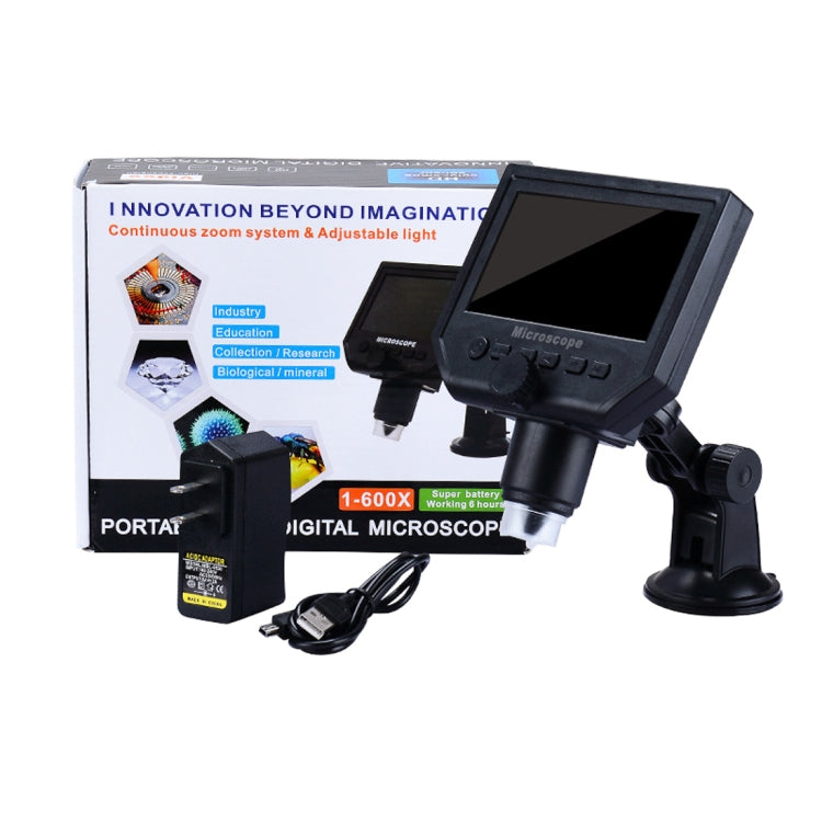Portable Digital Microscope with HD LCD Display and LED