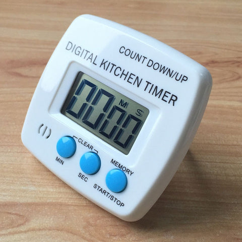 Minuterie de cuisine Allarme forte électronique numérique Support magnétique avec support pour cuisine Cuisine Sport Jeux Bureau