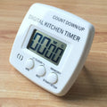 Kitchen Timer Digital Electronic Loud Alarm Magnetic Backing With Holder for Cooking Baking Sports Games Office