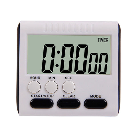 Minuterie de cuisine 24 heures, minuterie numérique, écran LCD, support magnétique pour la cuisine