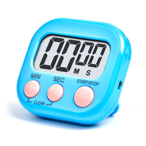 Timer da cucina digitale Allarme elettronico Supporto magnetico con display LCD per cucinare Cottura Sport Giochi Ufficio, HX103-2