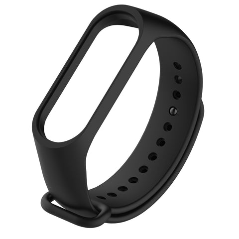 Cinturini per orologi in morbido TPU di colore puro per Xiaomi Mi Band 4, host non incluso, Pink, Dark Blue, Wine Red, Black, Orange