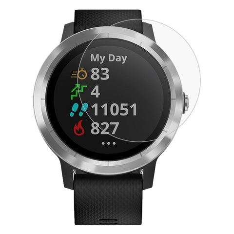 ENKAY Hat-Prince 0.2mm 9H 2.15D Pellicola in vetro temperato con bordo curvo per trainer Garmin Vivoactive 3, 1 PCS Garmin Vivoactive 3 trainer