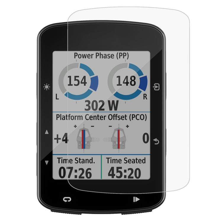 Per Garmin Edge 520 Plus 0,26mm 2,5D 9H Pellicola proteggi schermo in vetro temperato, For Garmin Edge 520 Plus