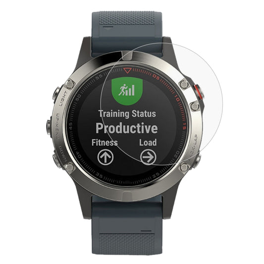 Per Garmin Fenix 5 0.26mm 2.5D 9H Pellicola protettiva per schermo in vetro temperato, For Garmin Fenix 5