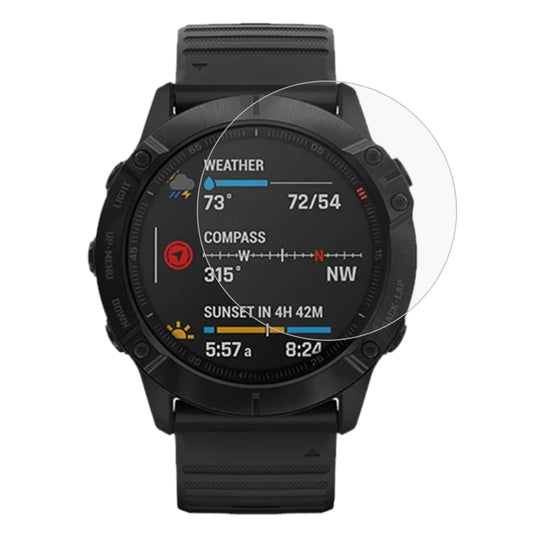 Per Garmin Fenix 6 Pro 0.26mm 2.5D 9H Pellicola protettiva per schermo in vetro temperato, For Garmin Fenix 6 Pro