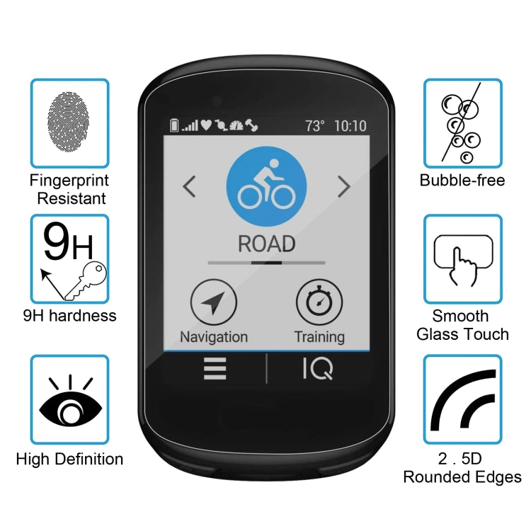 Garmin Edge 830 Tempered Glass Screen Protector 9H 2.5D