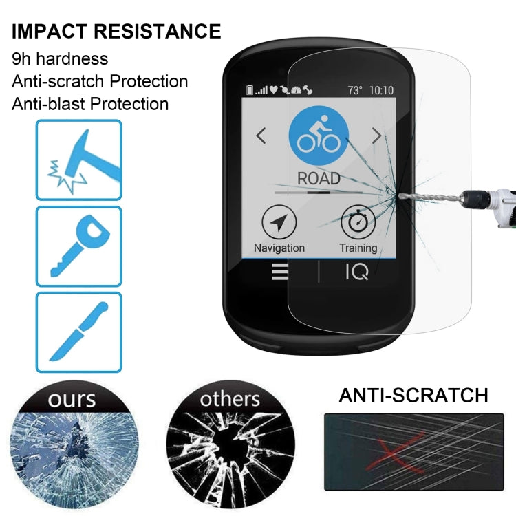 Garmin Edge 830 Tempered Glass Screen Protector 9H 2.5D