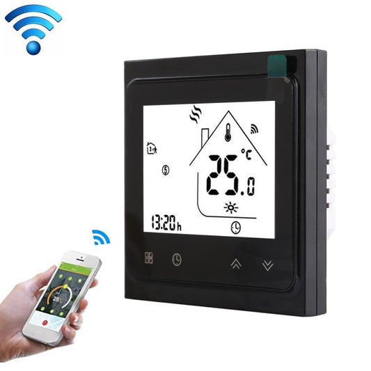bht-002gclw-termostato-ambiente-per-riscaldamento-digitale-lcd-tipo-caldaia-acqua-gas-3a-con-visualizzazione-dell-ora-controllo-wifi-bht-002gblw-3a-black-gas-boiler-type-bht-002gblw-3a-white-gas-boiler-type - immagine 1